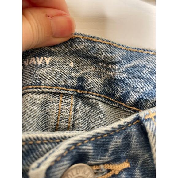 NWOT Old Navy High-Waisted Jean Midi Skirt size 4 - Picture 2 of 4